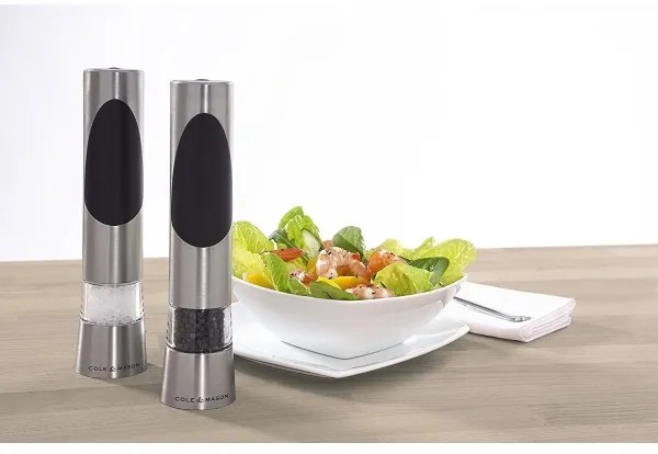 Cole&Mason - Sada elektrických mlynčekov na soľ a korenie RICHMOND 2 ks 6xAAA