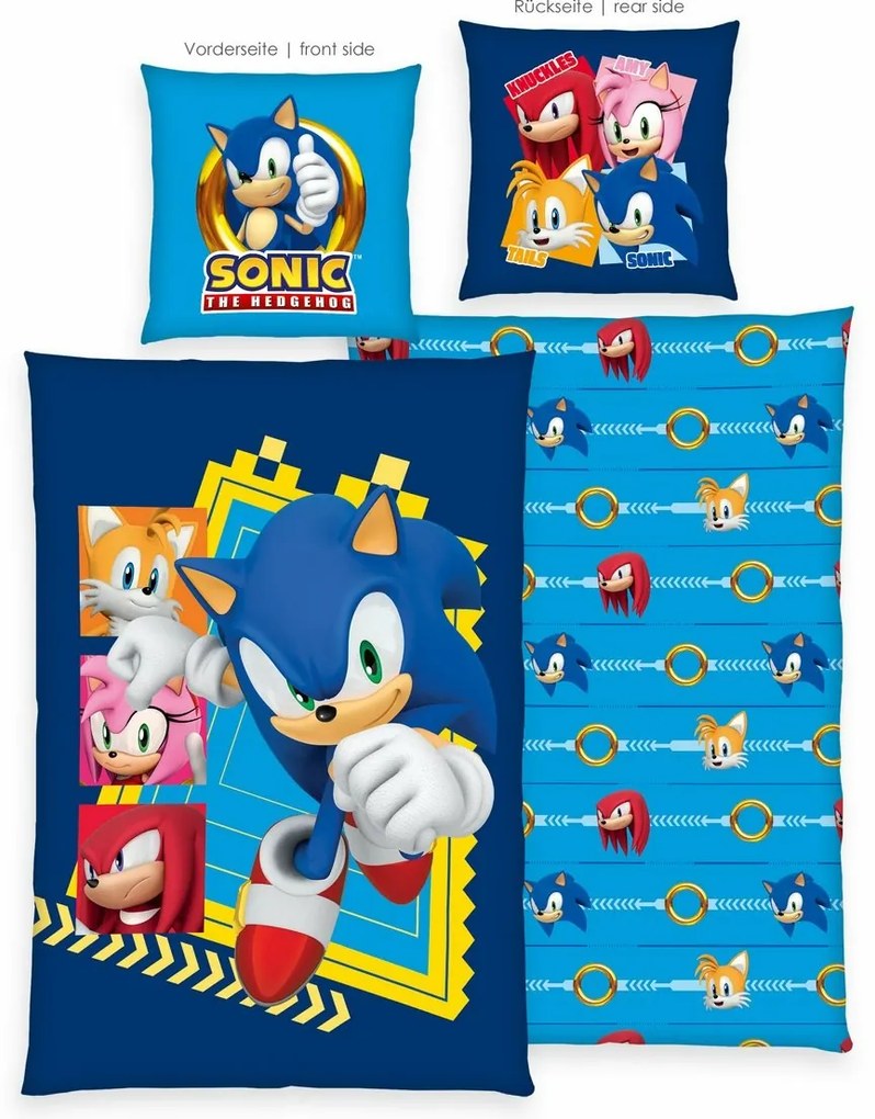 Herding Sonic bavlnená posteľná bielizeň, 135 x200 cm, 80 x 80 cm