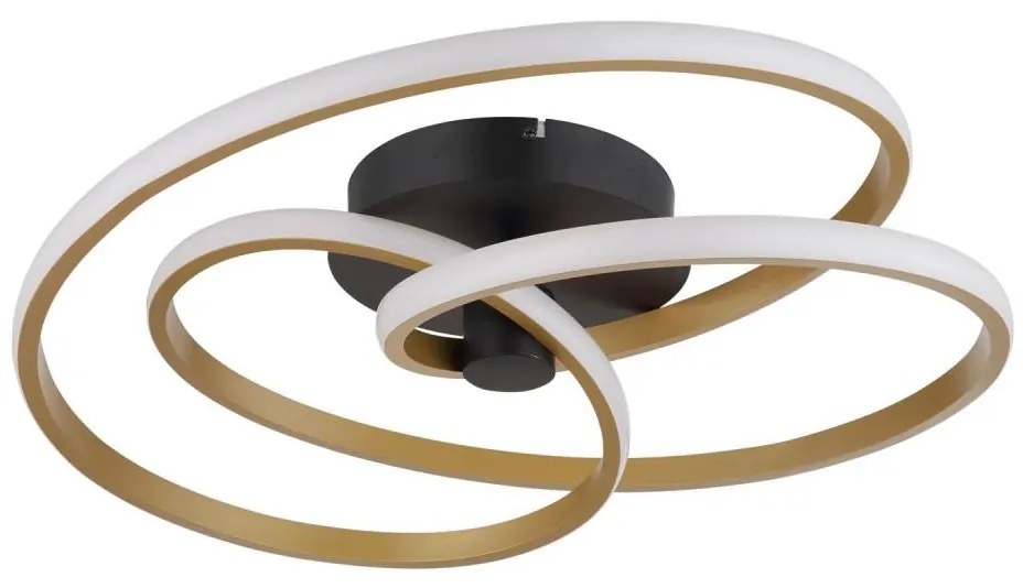 Globo 67183-40G - LED Prisadený luster GLYXAR LED/40W/230V zlatá/čierna