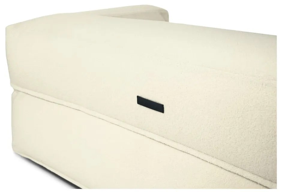 Krémový sedací vak z textílie buklé Sofa MooG – SLOWDOWN