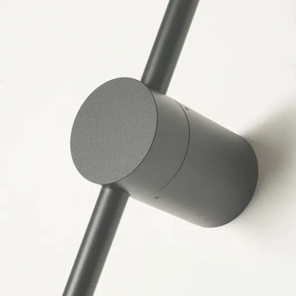 Brilagi - LED vonkajšie nástenné svietidlo AURA LED/12W/230V 3000K IP54 antracit