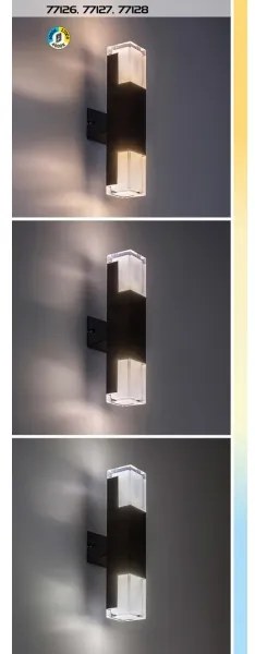 Rabalux 77126 - LED Vonkajšie nástenné svietidlo DARVAS LED/7W/230V IP54