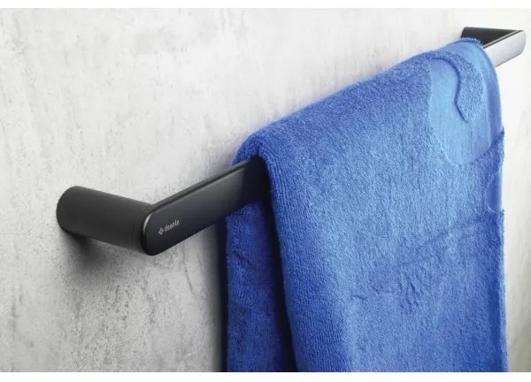 Deante ADR_N621 - Nástenný vešiak na uteráky ROUND 62,8 cm čierny