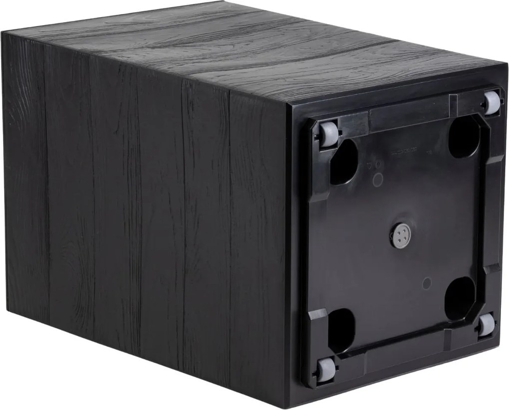 Sada 2 ks květináčů BETONIQUE 40x40/60x40 cm černá