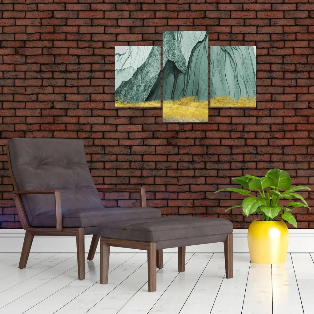Obraz - Smaragdové hory N⁰3 (90x60 cm)
