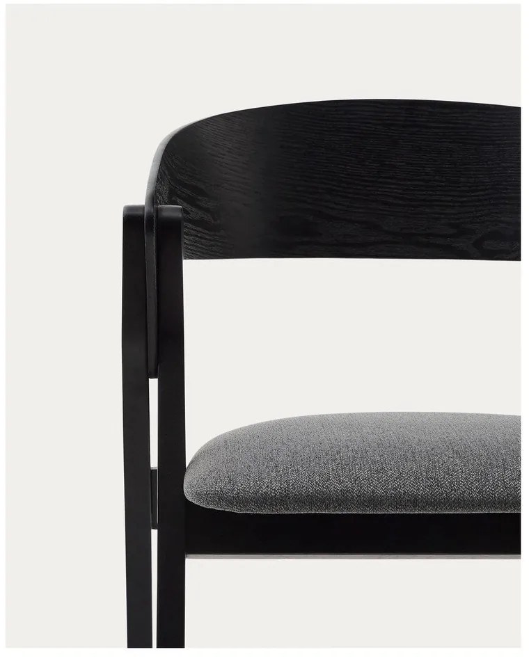 Čierna jedálenská stolička Godia – Kave Home
