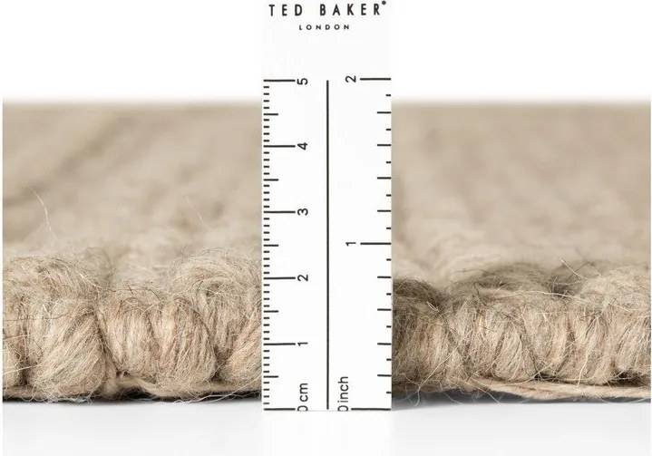 Béžový ručne tkaný vlnený koberec 80x150 cm Camden Parker – Ted Baker