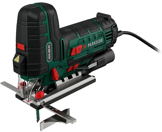 Parkside® Priamočiara kyvadlová píla Pstk 800 D3 + 2-stupňová elektrická vŕtačka PNS 300 B3 (800011447)