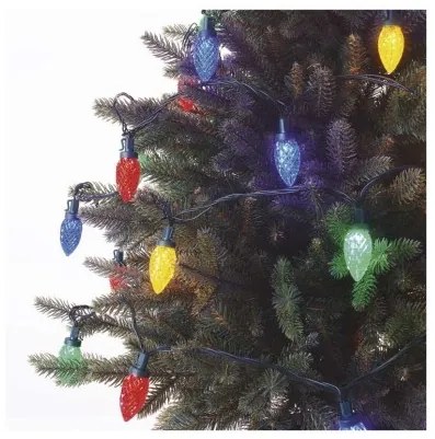 LED vánoční řetěz Bulbs 9,8 m vícebarevný