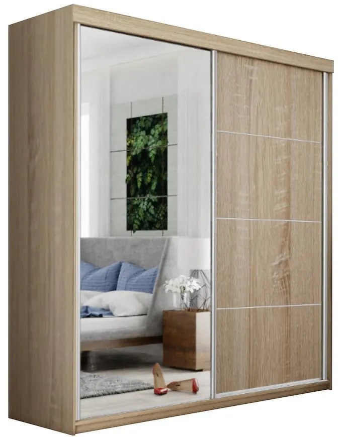 Skriňa Top 23 Plus 200 dub sonoma