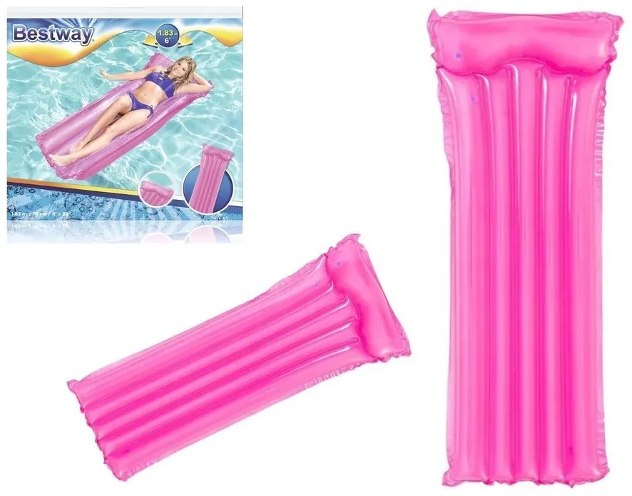 Bestway Nafukovačka na plávanie 183 x 76 cm Bestway 44013 ružová