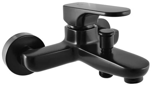 Vaňová batéria RAV SLEZÁK Yukon bez sprchového setu 150 mm čierna matná YU154.5CMAT