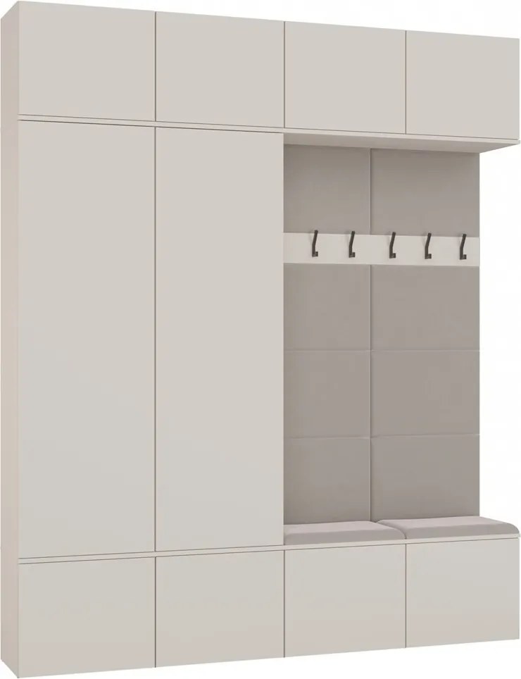 Předsíňová stěna Haga I 200 cm kašmír