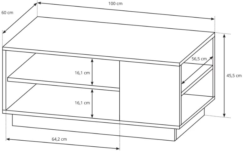 Konferenčný stolík LAS 3D