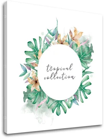 Obraz na stenu s textom Tropical collection | rôzne rozmery