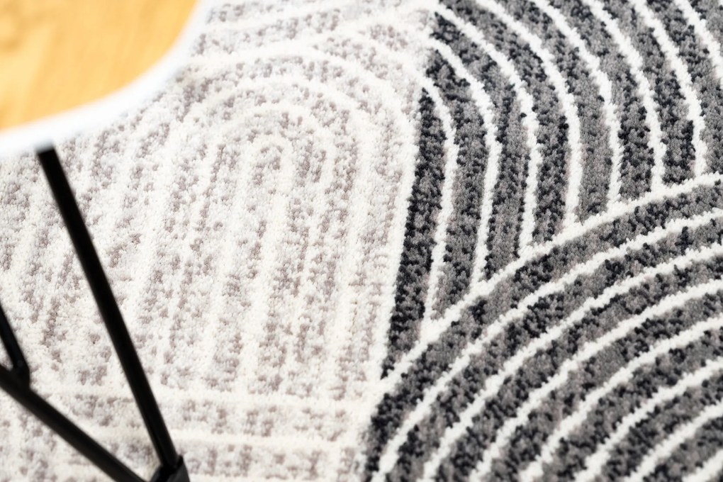 Koberec vlnený ANGEL 7901 / 52022 geometrický béžovo-sivý