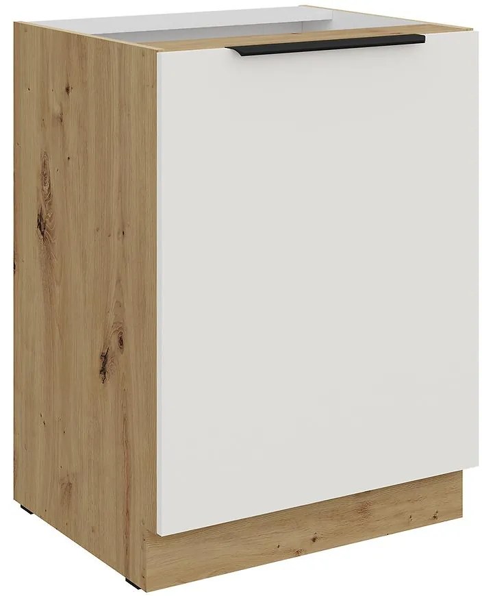 Kuchynská skrinka Aria-Wh/Ar Anti Fingerprint 60d 1f Bb