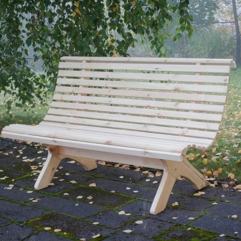 Asko a.s. PARK - záhradná lavica, borovica