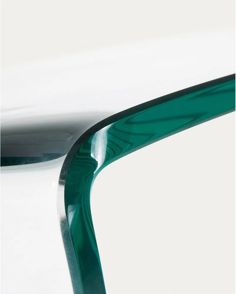 Sklenené konferenčné stolíky v súprave 2 ks 50x50 cm Burano – Kave Home