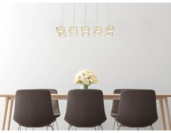 Globo 49350-92H - LED Luster na lanku AMUR LED/92W/230V 4000K