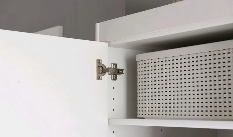 Policová skriňa Mega 72, biela