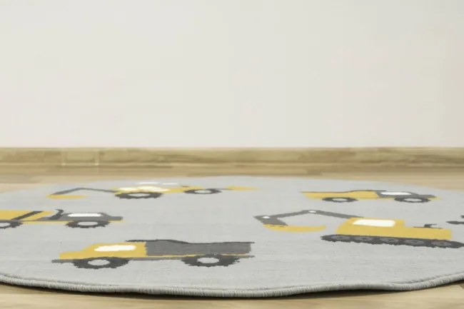 Detský koberec Luna Kids 534418/89945 autá, horčicový
