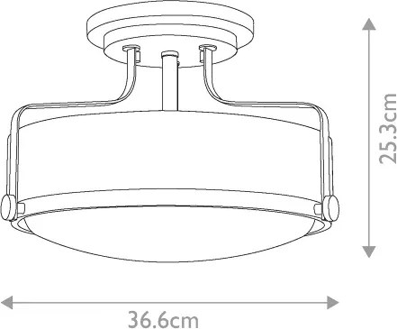Hinkley HK-HARPER-SFS-CM - Prisadený luster HARPER 3xE27/60W/230V lesklý chróm