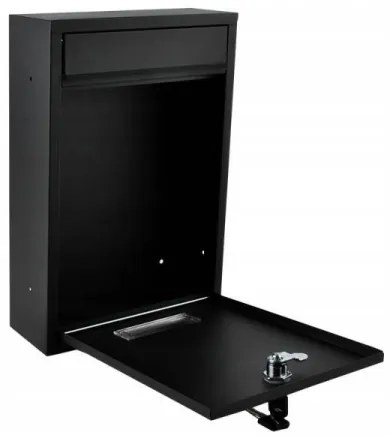 Poštová schránka 21,7x32 cm čierna