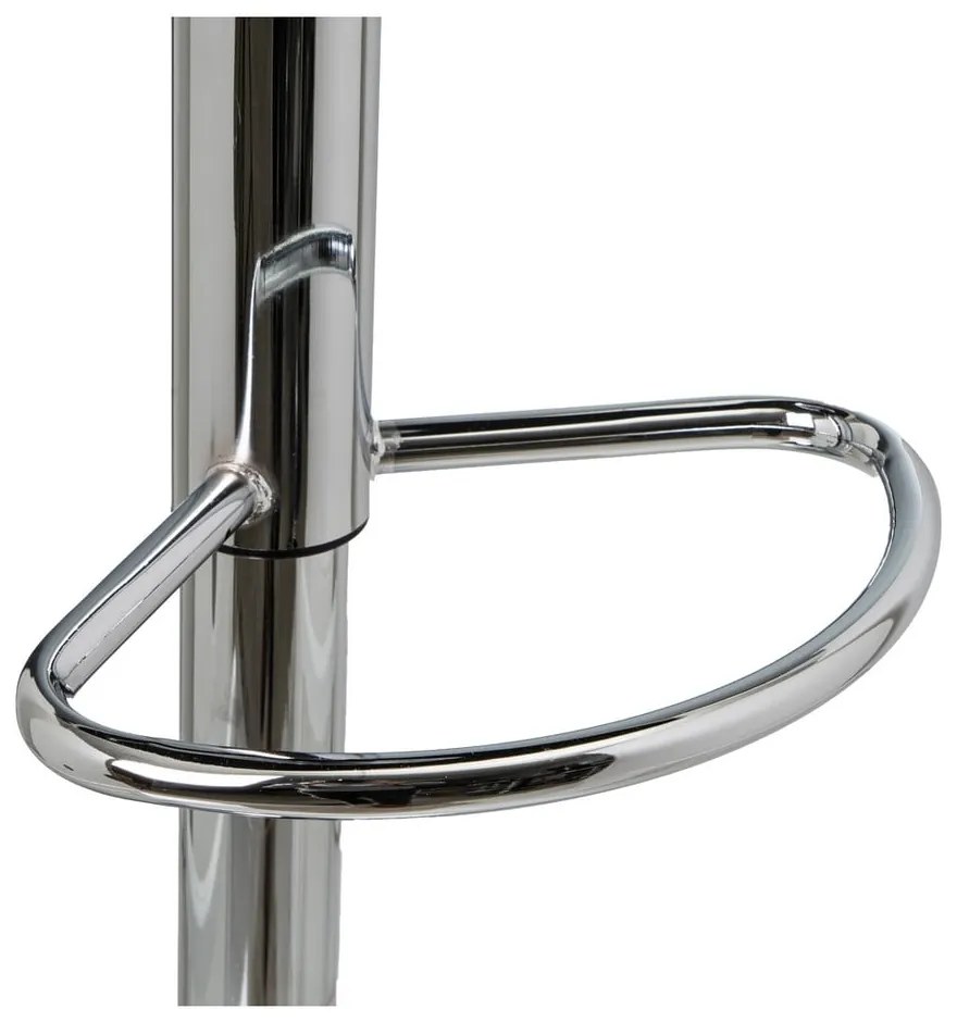 Biele barové stoličky s nastaviteľnou výškou z imitácie kože v súprave 2 ks (výška sedadla 93 cm) – Casa Selección