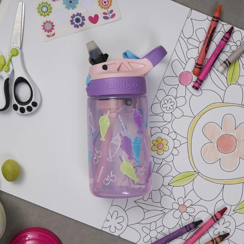 Contigo Detská fľaša Easy Clean 420 ml Strawberry Shakes