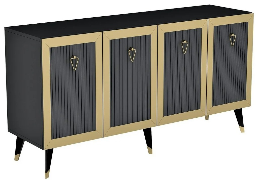 Skrinka Bare Anthracite and Gold