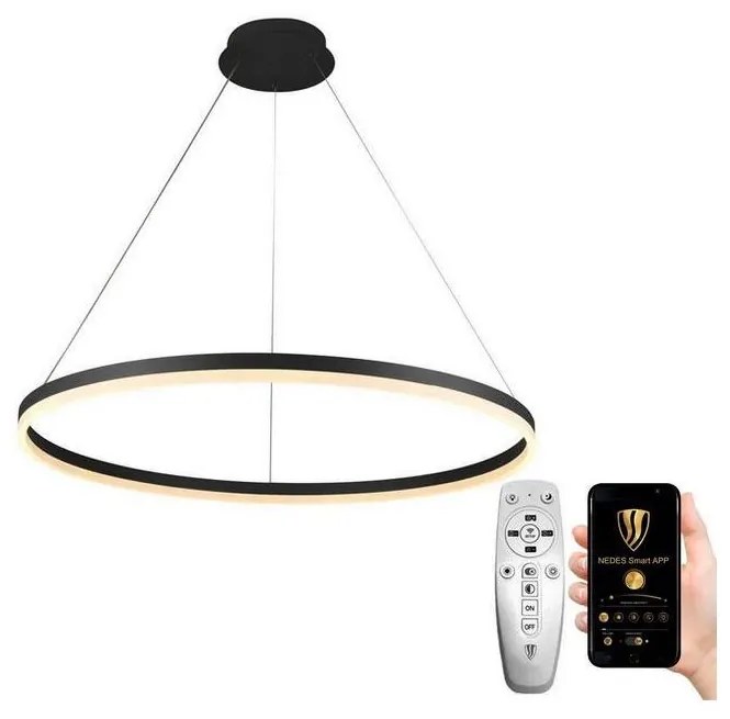 NEDES LED Stmievateľný luster na lanku LED/55W/230V 3000-6500K + diaľkové ovládanie ND3439