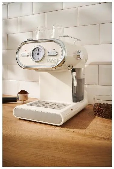 Silvercrest®  Kávovar Retro 1973 Semc 1100 A1/Soemc 1100 A1, krémová  (100393796)
