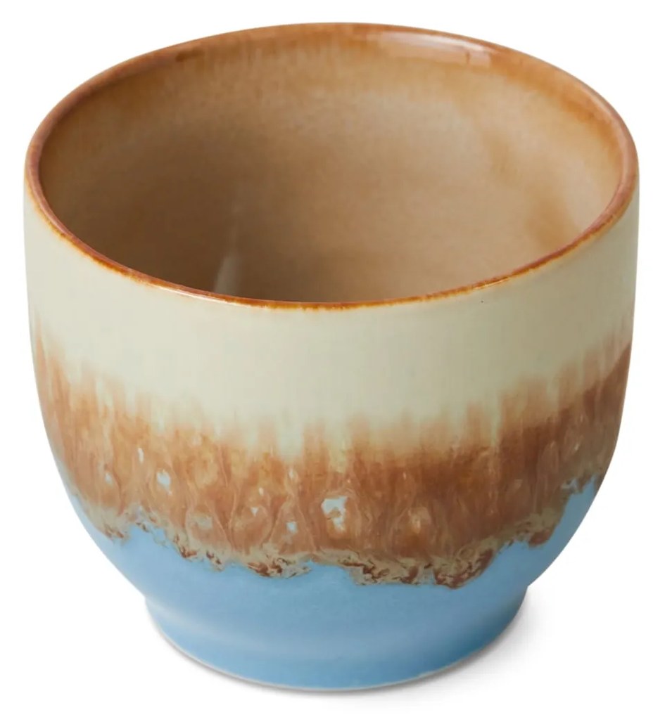 HK living Kameninový hrnček café cup 70's Shores 250 ml
