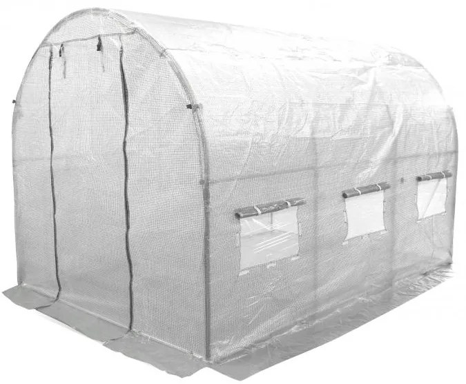 Záhradný fóliovník biely 4 x 2,5 x 2 m GARDEN LINE - TUN5590