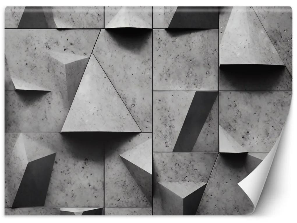 Fototapeta, Geometrické tvary konkrétní 3D - 254x184 cm