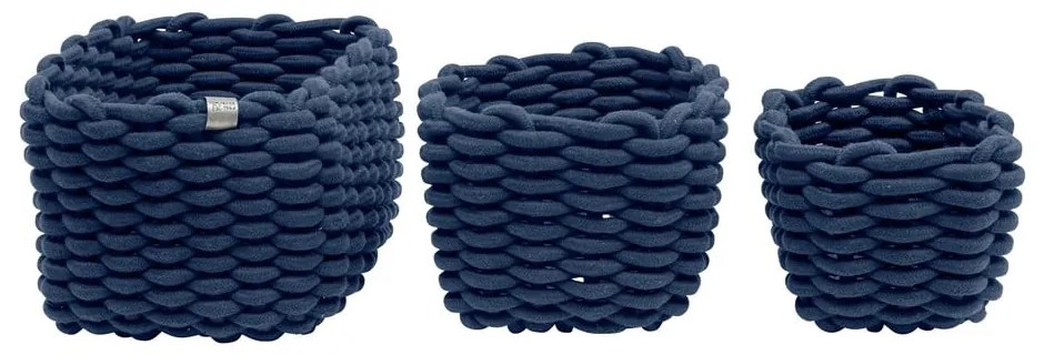 Látkové košíky v súprave 3 ks 30x25x19 cm Tom Tailor – Wenko