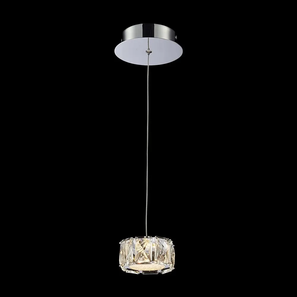 Moderné svietidlo LUXERA KNOX chróm LED   62416