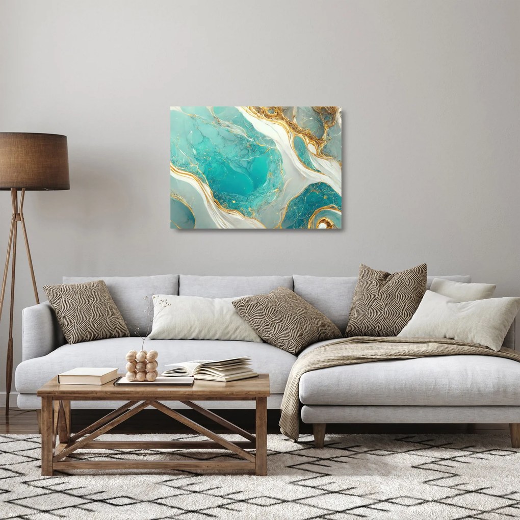 Sklenený obraz - Mramorový design II. (70x50 cm)
