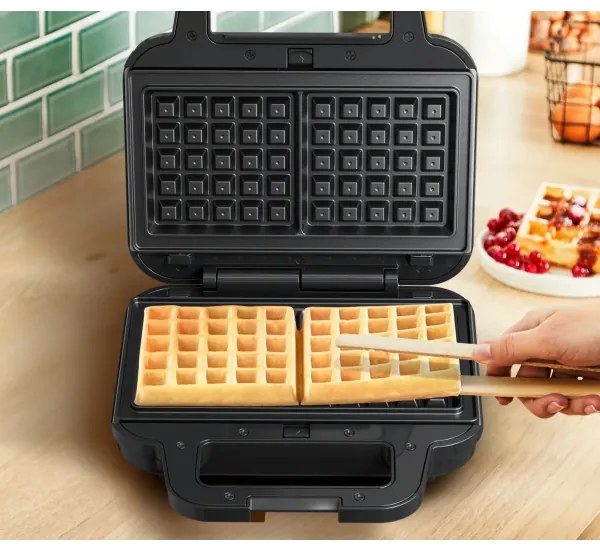 Tefal - Hriankovač ULTRA COMPACT 3v1 700W/230V čierna/chróm