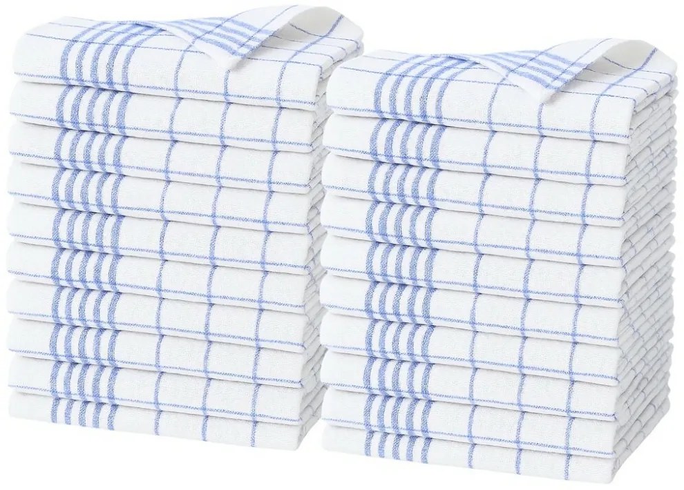 ARÔME HOME Kuchynská utierka modrá, 50 x 70 cm, súprava 20 ks