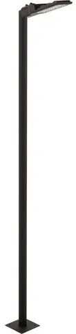 NOWODVORSKI Vonkajšia LED stojacia lampa PATHWAY M, 24W, teplá biela, 198cm, čierna