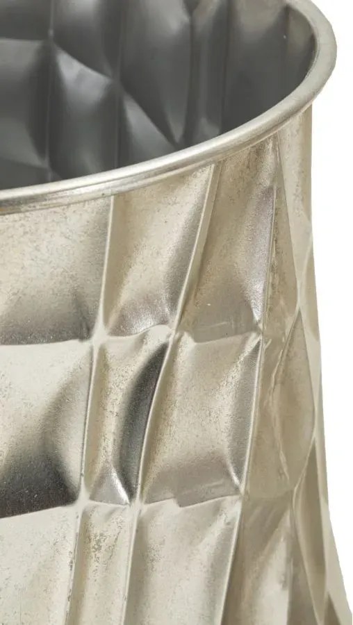 Sada 3 ks obalů na květináč Silver stříbrná