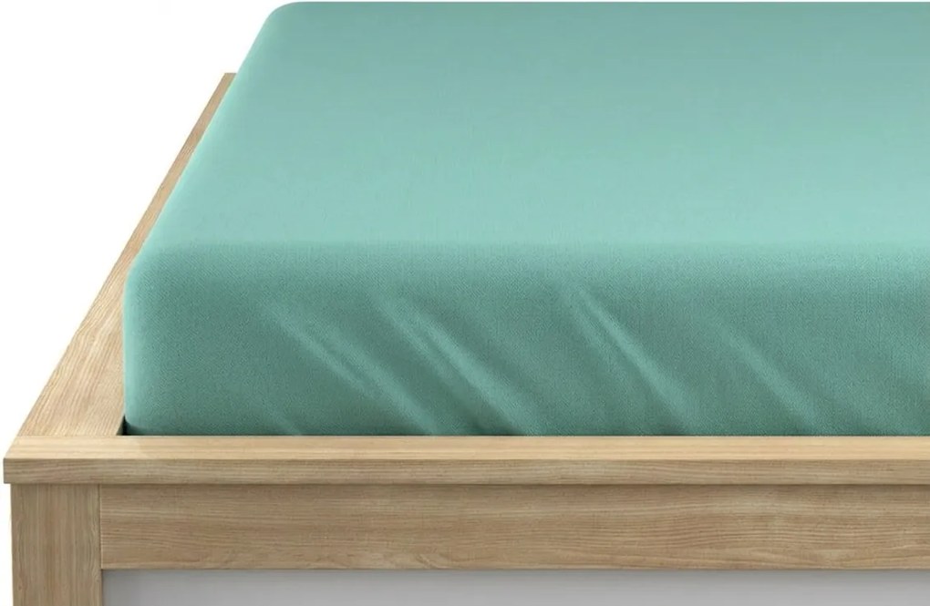 Jersey plachta mentolová 90 x 200 cm
