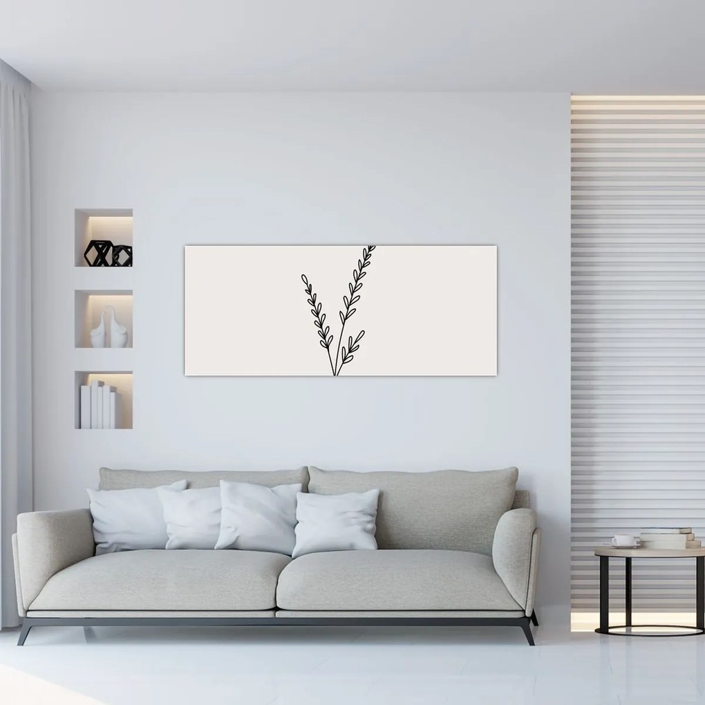 Obraz - Lúčny kvet N⁰2 (120x50 cm)