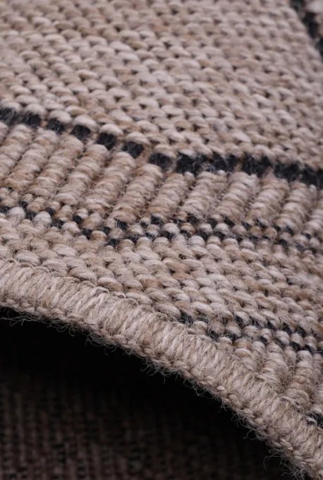 Koberec INDIANA 11666C hnedý / čierny