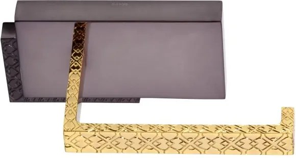 Úchyt na toaletný papier  Frame s poťahom 24k zlata