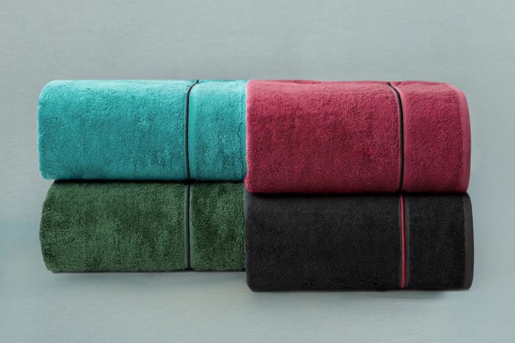 BAMBUSOVÝ UTERÁK BAMBO6 50X90 CM ČIERNA