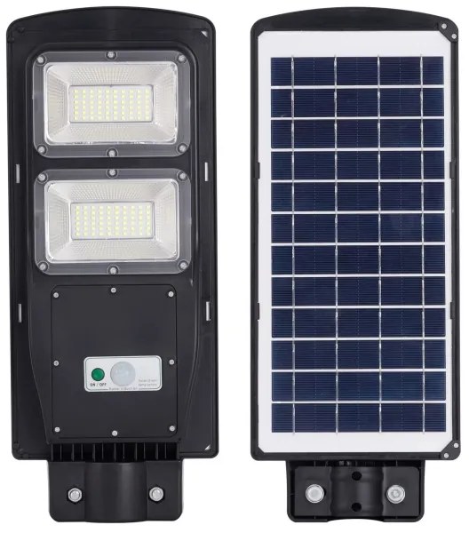 LED Solárna pouličná lampa so senzorom STREET 2xLED/6W/3,2V IP65 + DO