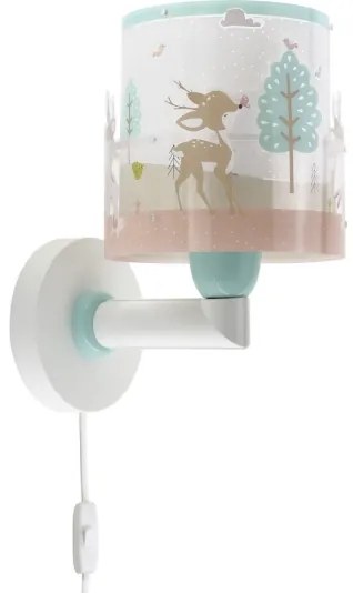 Dalber 61279 - Detské nástenné svietidlo LOVING DEER 1xE27/60W/230V